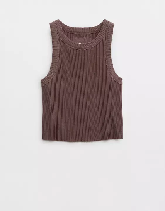 Aerie Textured Free Spirit Ribbed Tank Top 5 Aerie Textured Free Spirit Ribbed Tank Top - Image 3