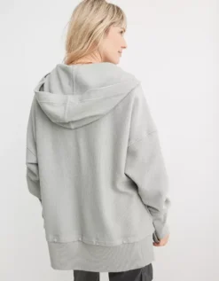 Aerie Textured Henley Hoodie -Aerie Shop 0743 3149 091 ob