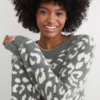 Aerie Leopard Buttercream Sweater 2 Aerie Leopard Buttercream Sweater -Aerie Shop 0745 3157 357 of