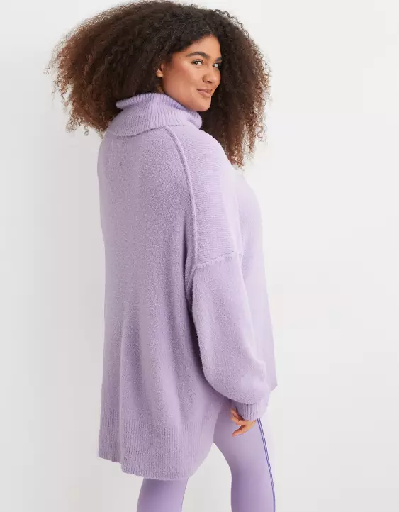 Aerie Buttercream Turtleneck Sweater 4 Aerie Buttercream Turtleneck Sweater - Image 2