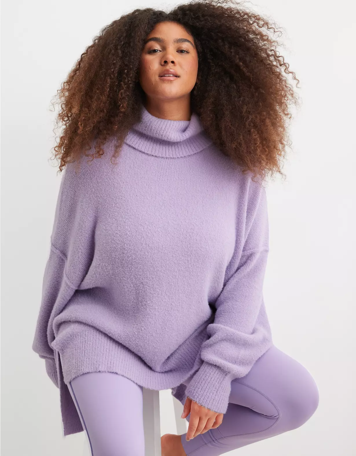 Aerie Buttercream Turtleneck Sweater 3 Aerie Buttercream Turtleneck Sweater