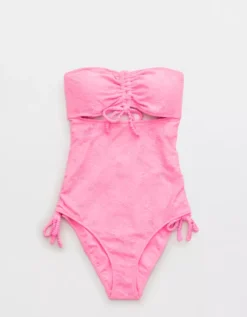Aerie Lace Cut Out Strapless One Piece Swimsuit 7 Aerie Lace Cut Out Strapless One Piece Swimsuit -Aerie Shop 0751 4883 674 f