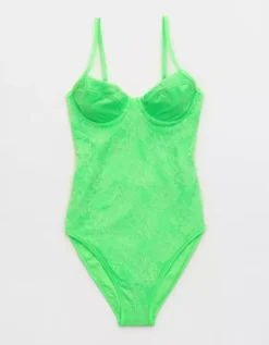 Aerie Lace Underwire One Piece Swimsuit 7 Aerie Lace Underwire One Piece Swimsuit -Aerie Shop 0751 4890 707 f