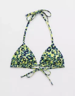 Aerie Leopard String Triangle Bikini Top 7 Aerie Leopard String Triangle Bikini Top -Aerie Shop 0752 3697 361 f