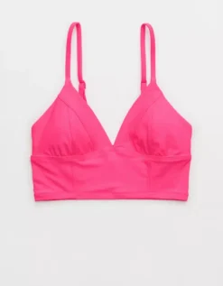Aerie Seamed Longline Triangle Bikini Top 7 Aerie Seamed Longline Triangle Bikini Top -Aerie Shop 0752 4653 673 f