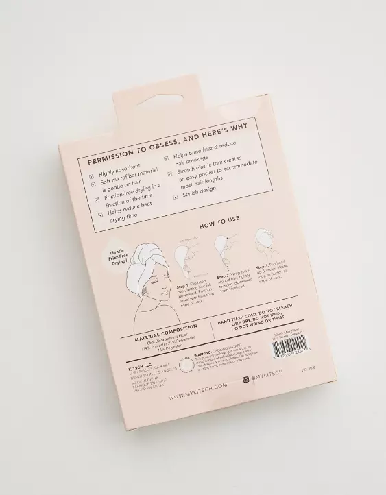 Aerie Kitsch Hair Towel 5 Aerie Kitsch Hair Towel - Image 3