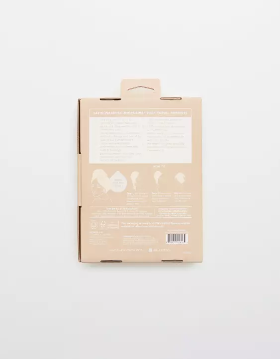 Aerie Kitsch Satin Hair Towel 5 Aerie Kitsch Satin Hair Towel - Image 3