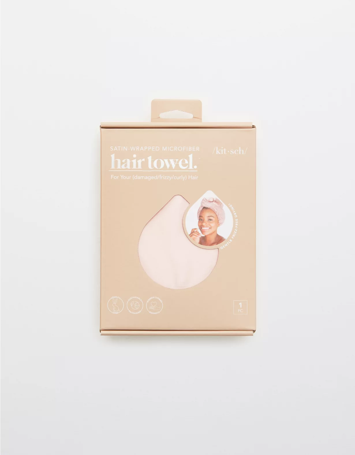 Aerie Kitsch Satin Hair Towel 3 Aerie Kitsch Satin Hair Towel