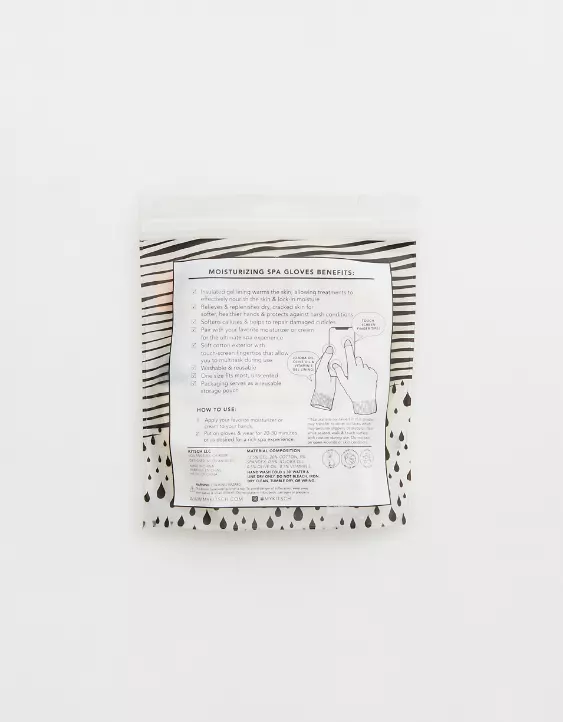 Aerie Kitsch Moisturizing Spa Gloves 5 Aerie Kitsch Moisturizing Spa Gloves - Image 3