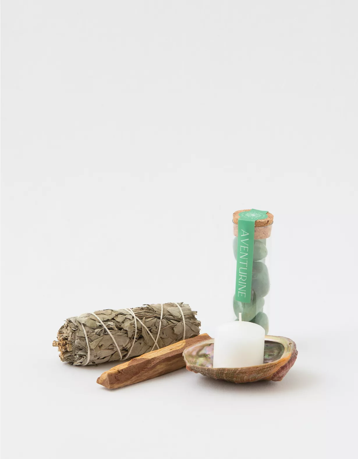 Aerie Sow The Magic Energy Cleansing Kit- Adventurine 3 Aerie Sow The Magic Energy Cleansing Kit- Adventurine