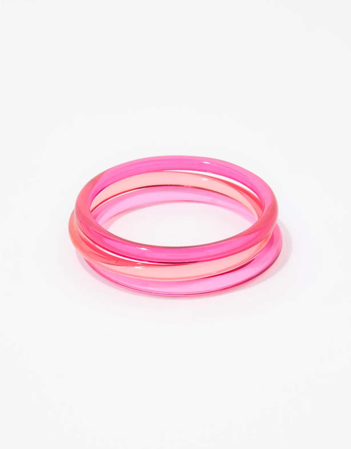 Aerie Neon Clear Bangles 4 Aerie Neon Clear Bangles - Image 2