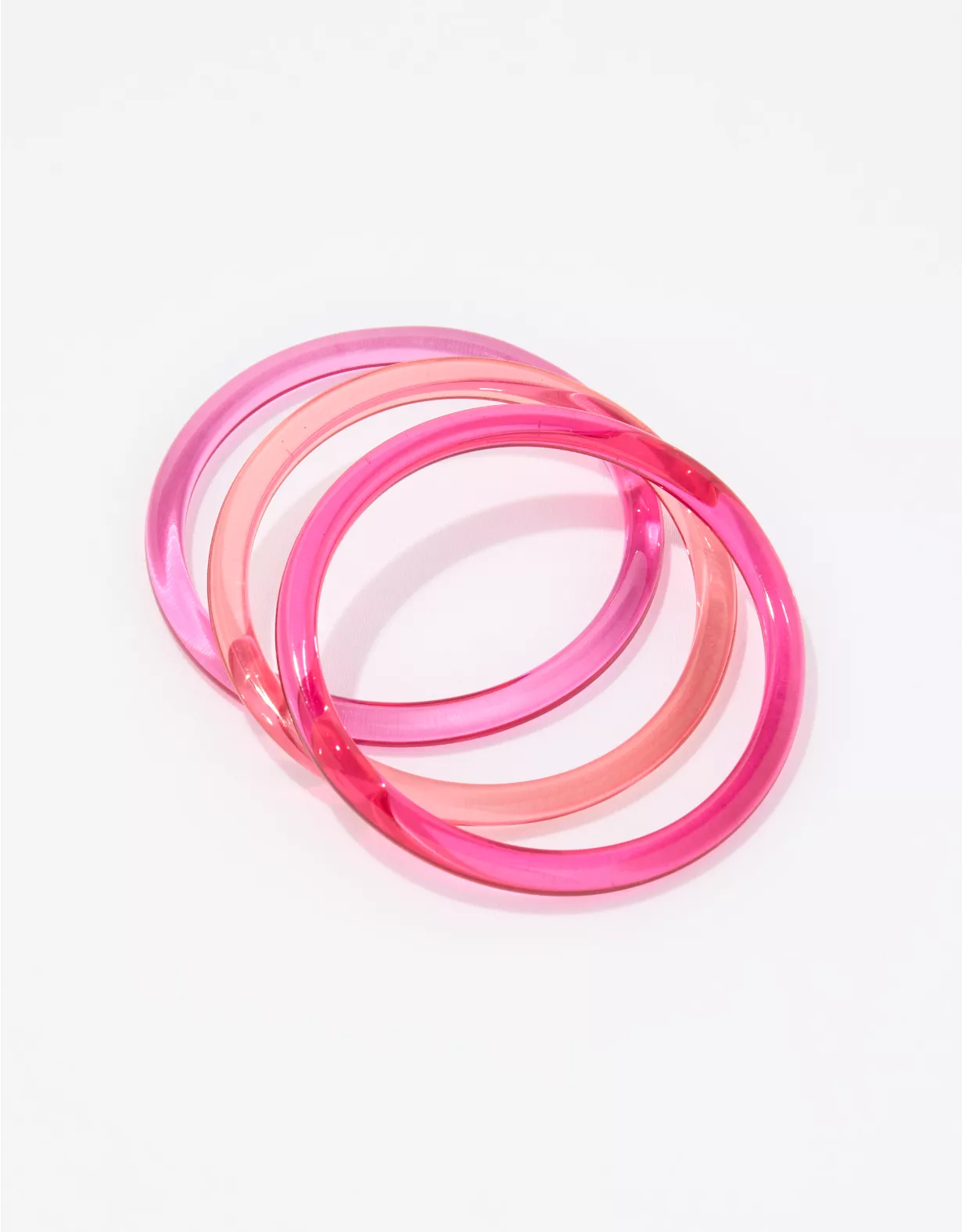 Aerie Neon Clear Bangles 3 Aerie Neon Clear Bangles