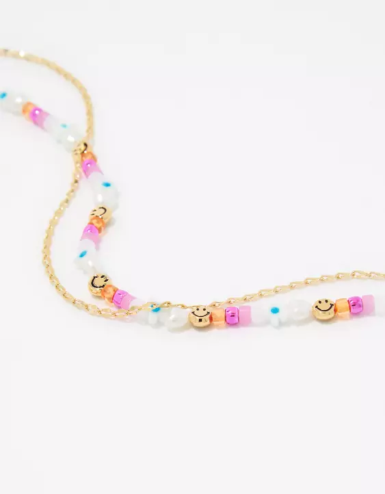 Aerie Electric Beaded Necklace Pack 5 Aerie Electric Beaded Necklace Pack - Image 3