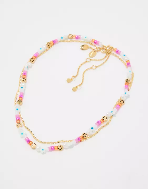Aerie Electric Beaded Necklace Pack 4 Aerie Electric Beaded Necklace Pack - Image 2