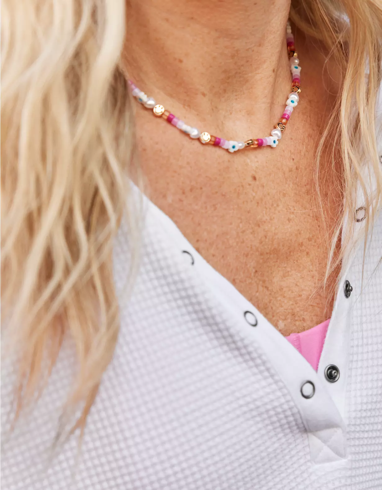 Aerie Electric Beaded Necklace Pack 3 Aerie Electric Beaded Necklace Pack