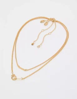 Aerie Lock Chain Necklace Pack
