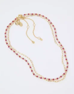 Aerie Iridescent Bead Necklace Pack