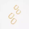 Aerie Chunky Paperclip Hoop Earring Pack 1 Aerie Chunky Paperclip Hoop Earring Pack -Aerie Shop 1498 8909 709 f