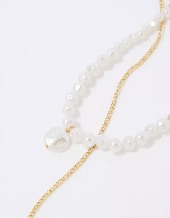 Aerie Pearl Choker Necklace Pack 5 Aerie Pearl Choker Necklace Pack - Image 3
