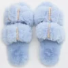Aerie Fuzzy Double Strap Slippers 2 Aerie Fuzzy Double Strap Slippers -Aerie Shop 1499 7531 461 f