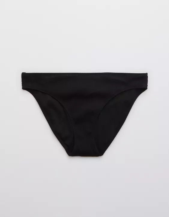 Aerie Ribbed Full Coverage Bikini Bottom 5 Aerie Ribbed Full Coverage Bikini Bottom - Image 3