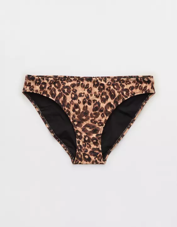 Aerie Leopard Full Coverage Bikini Bottom 5 Aerie Leopard Full Coverage Bikini Bottom - Image 3