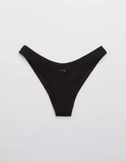 Aerie Ribbed Super High Cut Cheekiest Bikini Bottom 7 Aerie Ribbed Super High Cut Cheekiest Bikini Bottom -Aerie Shop 1754 2449 073 f