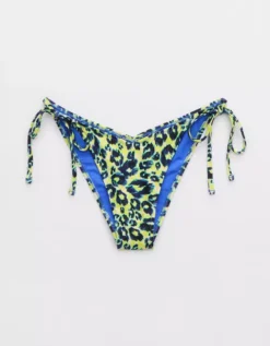 Aerie Leopard Low Rise Tie Cheekiest Bikini Bottom 7 Aerie Leopard Low Rise Tie Cheekiest Bikini Bottom -Aerie Shop 1754 4451 361 f