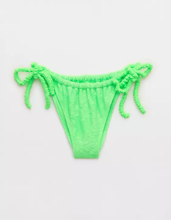 Aerie Lace Scrunchie Tie Cheekiest Bikini Bottom 5 Aerie Lace Scrunchie Tie Cheekiest Bikini Bottom - Image 3