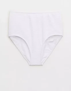 Aerie Jacquard High Waisted Bikini Bottom -Aerie Shop 1756 4877 100 f