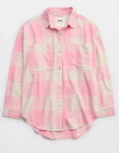 Aerie Anytime Fave Flannel Shirt 7 Aerie Anytime Fave Flannel Shirt -Aerie Shop 1783 3200 169 f
