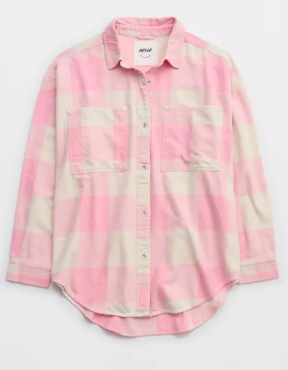 Aerie Anytime Fave Flannel Shirt 5 Aerie Anytime Fave Flannel Shirt - Image 3