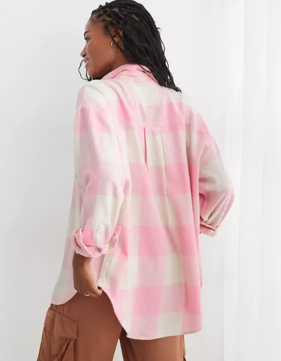 Aerie Anytime Fave Flannel Shirt 4 Aerie Anytime Fave Flannel Shirt - Image 2