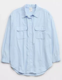 OFFLINE By Aerie Oversized Corduroy Button Up 7 OFFLINE By Aerie Oversized Corduroy Button Up -Aerie Shop 2162 1387 461 f