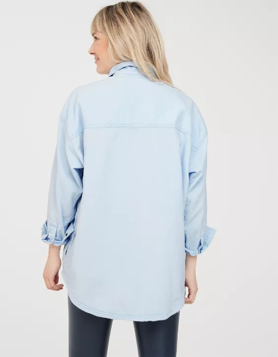 OFFLINE By Aerie Oversized Corduroy Button Up 4 OFFLINE By Aerie Oversized Corduroy Button Up - Image 2