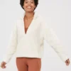 OFFLINE By Aerie Fluffy Sherpa Quarter Zip Sweatshirt -Aerie Shop 2164 1526 041 of