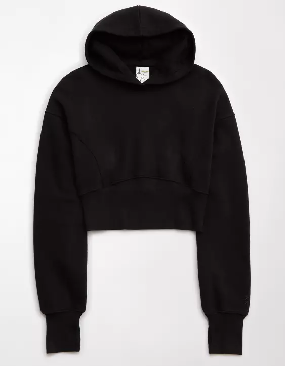 OFFLINE By Aerie Throw-Back Cropped Sweatshirt 5 OFFLINE By Aerie Throw-Back Cropped Sweatshirt - Image 3