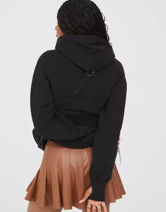 OFFLINE By Aerie Throw-Back Cropped Sweatshirt 4 OFFLINE By Aerie Throw-Back Cropped Sweatshirt - Image 2