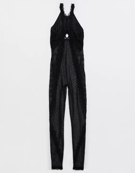 Aerie Show Off Park Picnic Lace High Neck Bodysuit 5 Aerie Show Off Park Picnic Lace High Neck Bodysuit - Image 3