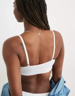 Aerie Superchill Modal Rib Triangle Bralette -Aerie Shop 2694 3663 100 ob