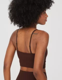 OFFLINE By Aerie Real Me Ruched Longline Sports Bra -Aerie Shop 2696 1370 297 ob