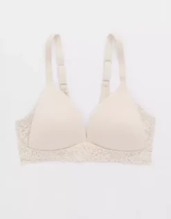 Aerie Sunnie Wireless Lightly Lined Blossom Lace Trim Bra 7 Aerie Sunnie Wireless Lightly Lined Blossom Lace Trim Bra -Aerie Shop 4792 8341 172 f