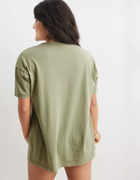 Aerie Distressed Basic Boyfriend T-Shirt 4 Aerie Distressed Basic Boyfriend T-Shirt - Image 2