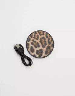 Aerie Shop 15 Aerie Hang Leopard Wireless Charging Pad