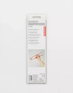 Aerie Kikkerland Rainbow Reusable Chopsticks - 6 Pairs 7 Aerie Kikkerland Rainbow Reusable Chopsticks - 6 Pairs -Aerie Shop 5498 7971 900 d1