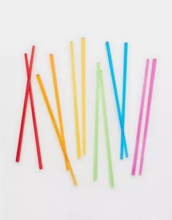 Aerie Kikkerland Rainbow Reusable Chopsticks - 6 Pairs