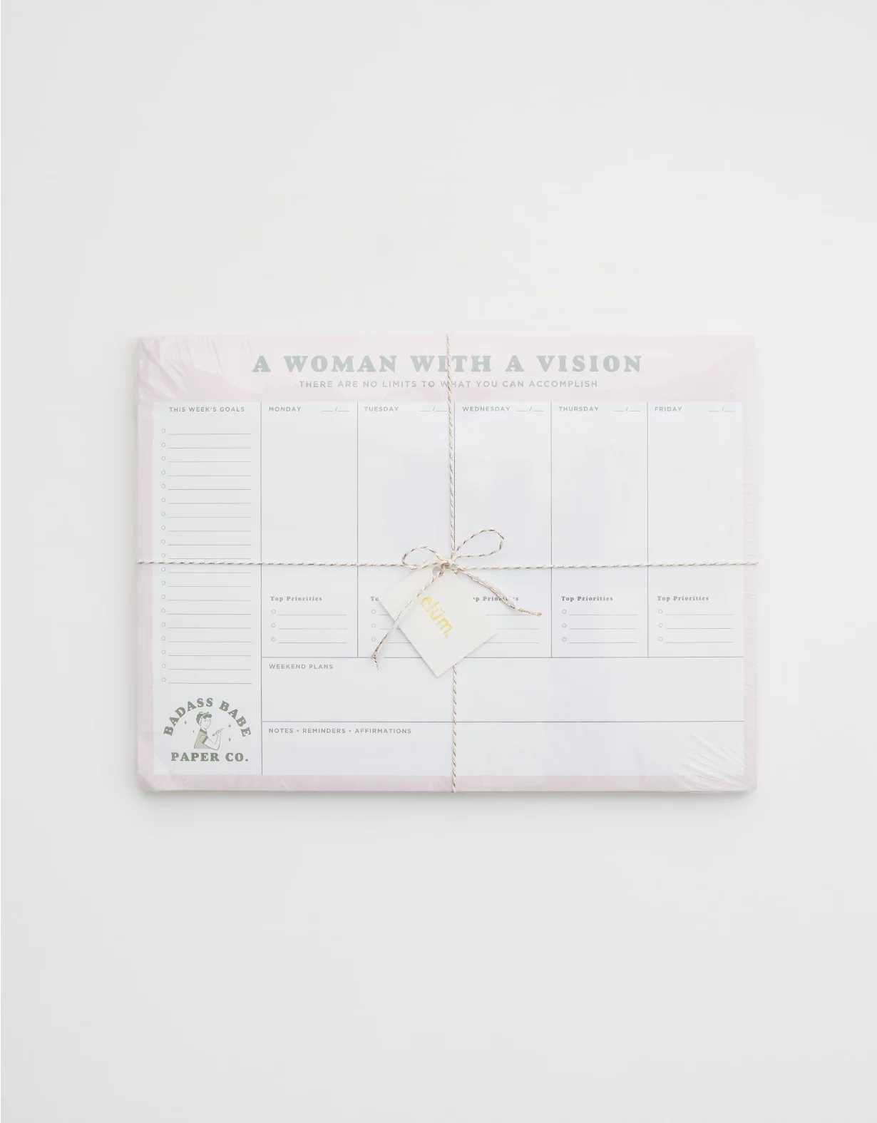 Aerie Elum Empowered Plans Mini Desk Blotter 4 Aerie Elum Empowered Plans Mini Desk Blotter - Image 2