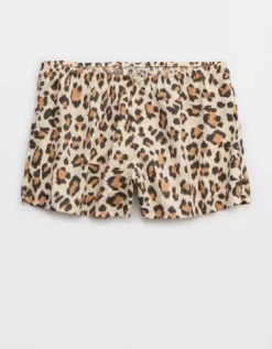 Aerie Leopard Seersucker Boxer 6 Aerie Leopard Seersucker Boxer -Aerie Shop 6495 1270 123 f