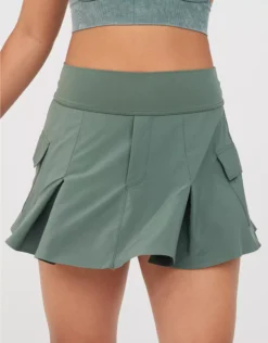 OFFLINE By Aerie Real Me Cargo Pleated Skort