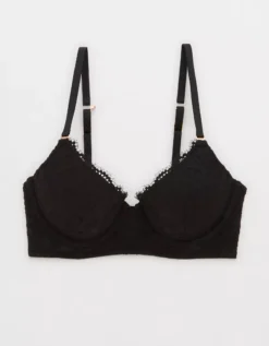 Aerie Show Off Plunge Push Up Eyelash Lace Bra 7 Aerie Show Off Plunge Push Up Eyelash Lace Bra -Aerie Shop 6732 5032 073 f